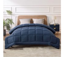 BEDSURE Ziemas sega, silta un mīksta sega alerģijas slimniekiem, 450 g/m² pildījums, Oeko-Tex, zila, 135 x 200 cm, zila, zila