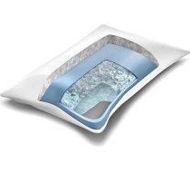 Ūdens spilvens - izmērs: 40 x 80 cm - balts - ūdens spilvens ar ūdens pildījumu, piemērots muguras, vēdera un sānu gulētājiem - ortopēdiskais ūdens spilvens