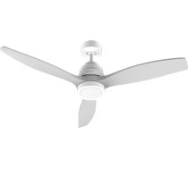 Cecotec EnergySIlence Aero 5200 griestu ventilators melns dizains 40 W, 52 collas ar līdzstrāvas motoru, LED apgaismojumu un tālvadības pulti (gluda apdare, balts dizains)