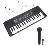 37 taustiņu elektriskā klaviatūra, iesācēju klaviatūras klaviatūra, bērnu klavieru mūzikas instrumentu rotaļlieta, mikrofona ierakstīšanas funkcija, mācību mūzikas instrumentu dāvanas 3 4 5 6 7 zēniem meitenēm Elektriskā