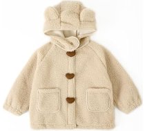 Miipat bērnu meiteņu mēteļi Zip jaka ar kapuci Toddler meitenes Ziemas apģērbs sabiezēts silts virsdrēbes bērnu meitenēm