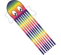 Sport1 Octopus Twister Bērnu pūķis ar astoņkāja asti 48 x 200 cm Gaisa pūķis bērniem no 6 gadiem, ieskaitot rokturi un virvi Pludmales un parka gaisa pūķis Āra spēles