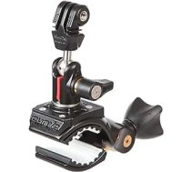 iSHOXS Cobra Pro velosipēda turētājs GoPro Hero 11, 10, 9, Session, DJI Osmo, Apexcam, Akaso un saderīgām darbības kamerām, stabils un elastīgs alumīnijs, stiprinājuma diapazons 15-50 mm