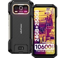 10600 mAh Ulefone Armor 27T Pro 5G āra tālrunis bez līguma, Android 14 12GB + 256GB 6,78 collu FHD+ 120Hz termovizors 50MP + 64MP nakts redzamības 33W 5G Dual SIM/OTG/NFC/GPS/IP69K