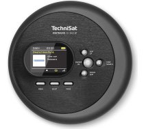 TechniSat DIGITRADIO CD 2GO BT pārnēsājamais CD atskaņotājs ar 2 baterijām (Discman, ar MP3 atsākšanas funkciju, Bluetooth, ASP, austiņas ar integrētu antenu, DAB+/FM uztveršana, ekvalaizeris, iecienītākās funkcijas)