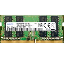 Samsung 16GB DDR4 3200MHz SODIMM PC4-25600 CL22 2Rx8 1.2V 260pin SO-DIMM portatīvo datoru operatīvās atmiņas modulis M471A2K43DB1-CWE