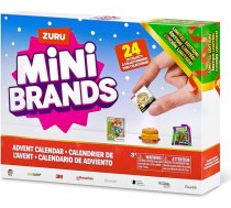 Mini zīmolu retro pārtikas preču, pārtikas produktu un rotaļlietu Adventes kalendārs