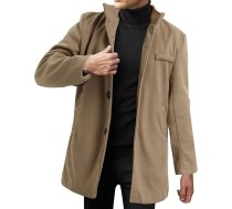 SRZYMJ Coat Vīriešu ziemas mēteļi Vīriešu ziemas mēteļi Ilga silta pārejas jaka Melna āra jaka Ziemas jaka Ziemas jaka Softshell jaka Plaša stepēta veste ar kapuci Funkcionāla jaka 3 in 1 Parka sporta jaka Bunda brīvā laika jaka