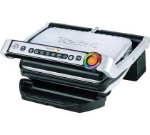 Tefal OptiGrill kontaktgrils, 6 programmas, gatavošanas līmeņa displejs, noņemamas plāksnes, manuālais režīms, elektriskais grils, nerūsējošais tērauds, GC705D16