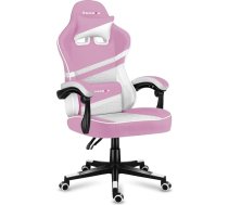 huzaro Force 4.4 Pink Mesh Gaming krēsls PC biroja krēsls rakstāmgalda krēsls Ergonomisks Gamer galvas balsts jostas spilvens Maksimālā slodze 130 kg Regulējams augstums Rocker funkcija Audums Rozā krāsā