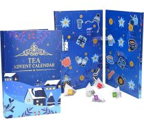 Spetebo Tējas grāmata Adventes kalendārs 2024 Lielais - 35 x 24 cm - Dažādu veidu tēja Ziemassvētku sezonai - Adventes Ziemassvētku dekorēšanas kalendāra izmēģinājuma komplekts