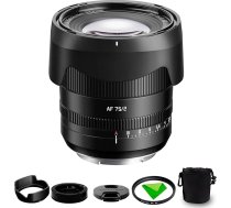 TTArtisan 75 mm F2 autofokusa pilna formāta STM Prime objektīvs Sony E-Mount kamerām A7 A7II A7II A7III A7IV A7R A7RII A7RIII A7RIV A7RV A7S A7SII A7SIII A7C A9 A9II A9III A1 ZV-E1 A7C2 A7CR