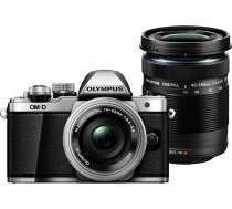 Olympus OM-D E-M10 Mark II sistēmas kamera (16 megapikseļu, 5 asu VCM attēla stabilizators, elektroniskais skatu meklētājs ar 2,36 miljonu punktu OLED, Full-HD, Wi-Fi, metāla korpuss) Komplektā ietilpst 14-42 mm objektīvs (elektriskais tālummaiņ