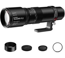 TTArtisan 500mm F6.3 pilna kadra super teleobjektīvs ar manuālo fokusa attālumu Sony E-Mount kamerām A7IIIIII A7R A7RII A7RII A7RIII A7RIV A7RV A7S A7SII A7SIII A7C A7CR A7CII ZV-E1 A6300 A6400 A6500 A666