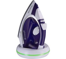 Russell Hobbs 23300-56 tvaika gludeklis SupremeSteam Cordless, 2400 W, bezvadu, bāzes stacija, keramiskā pamatne, violeta / balta krāsa