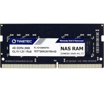 Timetec DDR4-2666 4GB rezerves daļas Synology D4NESO-2666-4G Non-ECC Unbuffered SODIMM (saderīgs ar RS820RP+, RS820+, DS920+, DS720+, DS420+, DS220+, DS2419+, DS2419+II, DS1819+, DVA3211 9, DS16,