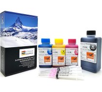 Blue Swan 550 ml tintes uzpildes komplekts Canon printera kasetnēm PG-545 CL-546 G-545XL CL-546XL priekš Canon Pixma TR4550 MG2450 MG2550 MG2550S MG2555S MG2950 MG3050 MG3051 MG3052 MG3052 MG3033 053 MX495