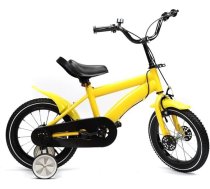 DSYOGX Bērnu velosipēds, 14 collu Unisex bērnu velosipēds ar noņemamiem stabilizatoriem Oglekļa tērauda rāmis Bērnu velosipēds Zēni Meitenes Velosipēdi bērniem no 3-6 gadiem