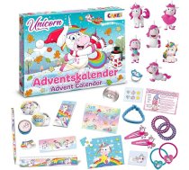 CRAZE Vienradzis Vienradzis Adventes kalendārs bērniem, rotaļlietu Ziemassvētku kalendārs meitenēm ar rotaļlietām un aksesuāriem vienradzim