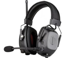 Honeywell Sync bezvadu elektroniskās austiņas ar Bluetooth LED displeju, dzirdamību, FM radio, maināms runājošais mikrofons, melnas, SNR 32 dB, 1035341