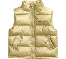 Meiteņu veste 110 Bērnu āra pārejas veste Īsie ziemas mēteļi Zēni Meiteņu veste Silts bērnu virsdrēbju apģērbs Bez piedurknēm Kokvilnas veste Vēja necaurlaidīga ziemas jaka
