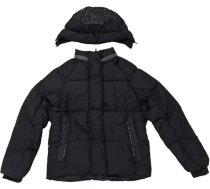 LaoZan Syna World Polsterēta dūnu jaka vīriešiem, īsa ziemas jaka ar noņemamu kapuci, Y2K Streetwear, siltas kokvilnas jakas