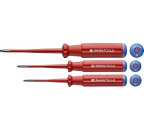 PB Swiss Tools Torx VDE Slim skrūvgriežu komplekts PB 5549.SL - 100% Šveices ražojums - 3 detaļu T10/T15/T20 elektrisko skrūvgriežu komplekts Torx, ar iedziļinājumu - pilnībā izolēts līdz 1000 V maiņstrāvas / 1500 V līdzstrāvas spriegumam