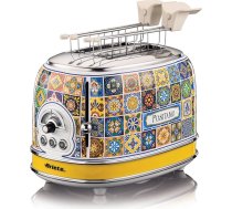 Ariete Positano 155, 2 šķēļu tosteris, tosteris ar 6 grauzdēšanas līmeņiem, automātiska izmešanas funkcija, atkausēšanas funkcija, noņemams drupatas nodalījums, nerūsējošā tērauda korpuss ar sviestmaižu knaiblīti, 810 W