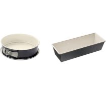 Dr. Oetker atsperu formas kūku veidnes diametrs 28 cm, cepšanas tendences un maizes veidnes diametrs 30 cm, atgriezeniskā tendence, "King Cake Tin" ar lielisku siltuma vadītspēju, tērauda kūku veidne ar keramikas pastiprinātu nesadalāmu pārklāj