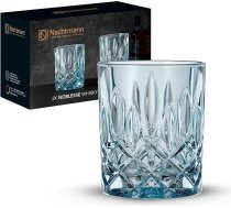 Nachtmann viskija glāzes, 2 pudeles, 295 ml, Aqua Blue, Noblesse, 104239, kristāla trauks, viskija glāzes, var mazgāt trauku mazgājamā mašīnā
