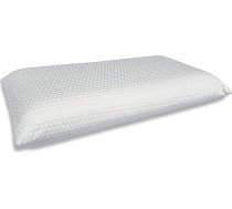 Kakla atbalsta spilvens no viskoelastīgām mīkstām putām, spilvens, viskoelastīgs atmiņas spilvens, kakla spilvens ar pārvalku, balts, 70 x 35 x 13 cm