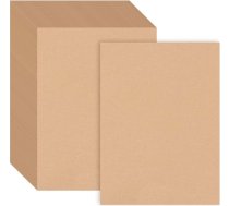 150 lapas A4 Kraftpapīrs 200 gsm brūns kraftpapīrs Dāvanu iesaiņošana Brūns karšu papīrs drukāšanai DIY amatniecība (21 x 29,7 cm)