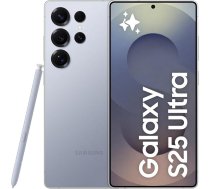 Samsung Galaxy S25 Ultra AI viedtālrunis ar Galaxy AI, bez līguma, AI mobilais tālrunis ar Android, 12 GB RAM, 512 GB atmiņa, 200 MP kamera, sudrabaini zils, titāna krāsā