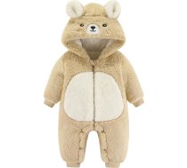 FEOYA Bērnu apģērbs mazuļa piedzimšanas siltā kokvilnas sniega jaka Jumpsuit Boy Romper toddler virsdrēbes dzīvnieku Hood trušu meitenes ziemas 0-18 mēneši