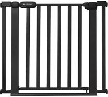 Kinderkraft Lock&GO kāpņu drošības vārti, bez urbšanas, durvju drošības vārti, bērnu drošības vārti, no 75 līdz 103 cm, atvērti 90 grādos, dubultā fiksācija, melni