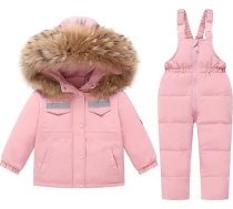 Sniega tērpi bērnu meitenēm Sniegs Kopumā Zēni Snowsuit Meitenes Baby Romper Jaundzimušo bērnu slēpošanas uzvalks Jumpsuit Down jaka rotaļu zēni meitenes Silts virsdrēbes
