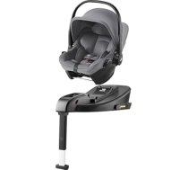 Britax Römer Baby-Safe Core bērnu sēdeklīša komplekts zīdaiņiem no dzimšanas līdz 83 cm (15 mēnešiem), salsini pelēks + Britax Römer bērnu sēdeklīša bāzes stacija Baby-Safe Core Base
