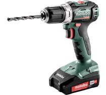 Metabo 602326500 Akumulatora urbjmašīna BS 18 L BL 18 V, 2x 2 Ah Li-Ion akumulatori, bez sukas, komplektā ar lādētāju, futrālī, maks. Griezes moments: 25 Nm (mīksts) / 60 Nm (ciets), urbja diametrs: 13 mm (tērauds) / 32 mm.