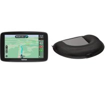 TomTom GO Classic navigācijas ierīce (5 collas, melna, ar stiprinājumu uz instrumentu paneļa visiem TomTom modeļiem (piemēram, TomTom GO, Start, Via, GO Basic, GO Essential, GO Premium, Rider, GO Camper)