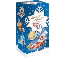 kinder & Ferrero Adventes kalendārs - Adventes kalendārs ar gardiem šokolādes gardumiem - 1 kalendārs 295 g