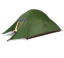 Naturehike Cloud Up 2 Upgrade Ultralight teltis Divvietīga telts 2 personām 3-4 sezonas kempinga pārgājieniem (20D Forest Green Upgrade)
