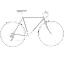 TentHome Retro velosipēdu dubļu sargs komplekts priekšējais aizmugurējais Mordguard Fender Vintage riteņu aizsardzība velosipēdu dubļu sargs 700C 24-26 collu velosipēdiem ar U-spailēm sudraba krāsā