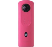 Ricoh Imaging RICOH Theta SC2 PINK, 360° kamera ar attēla stabilizāciju, augsta attēla kvalitāte, ātrdarbīga datu pārraide, nakts ierakstīšana ar zemu attēla trokšņu līmeni, maza un viegla, iOS un Android ierīcēm