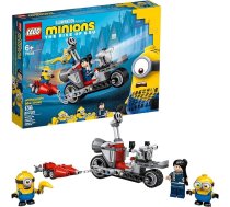 LEGO Minions Unstoppable Bike Chase (75549) Minions rotaļlietu konstruktors ar Boba, Stjuarta un Gru Minionu figūriņām, lieliska dzimšanas dienas dāvana Minionu faniem, 2020. gada jaunums (136 detaļas)