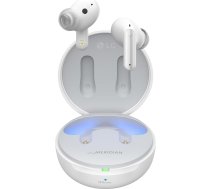 LG Tone Free DFP8 In-Ear Bluetooth austiņas ar Meridian Sound un aktīvu trokšņu slāpēšanu (ANC), saderīgas ar Siri un Google Assistant, TONE-DFP8W.CEUFLLK White