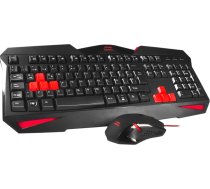 Tastatūras + peles komplekts mars mcp1 tacmarsmcp1 (usb 2.0; (eu); krāsa melna; optiskais)