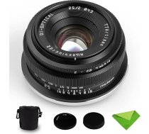 TTArtisan 25 mm F2 APS-C platleņķa rokas objektīvs ar lielu atvērumu un fiksētu kameru Fujifilm Fuji X-Mount kamerām X-A2 X-A2 X-A3 X-A5 X-A7 X-H1 XT1 X-T2 X-T3 X-T20 X-T30 X-T100 X-T200 X-PRO1