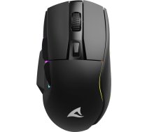 Sharkoon Skiller SGM50W Black, bezvadu optiskā spēļu pele, RGB, PBT poga