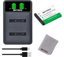 Batmax EN-EL19 LV EL19 akumulators un USB lādētājs priekš Nikon Coolpix S33 W150 S2500 S2600 S2700 S2800 S3100 S3200 S3300 S3400 S3500 S3600 S3700 000 S6 400 S6500 S6600 S6800 S6900 A100