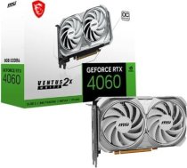 Grafiskā karte geforce rtx 4060 ventus 2x white oc 8gb gddr6 128bit